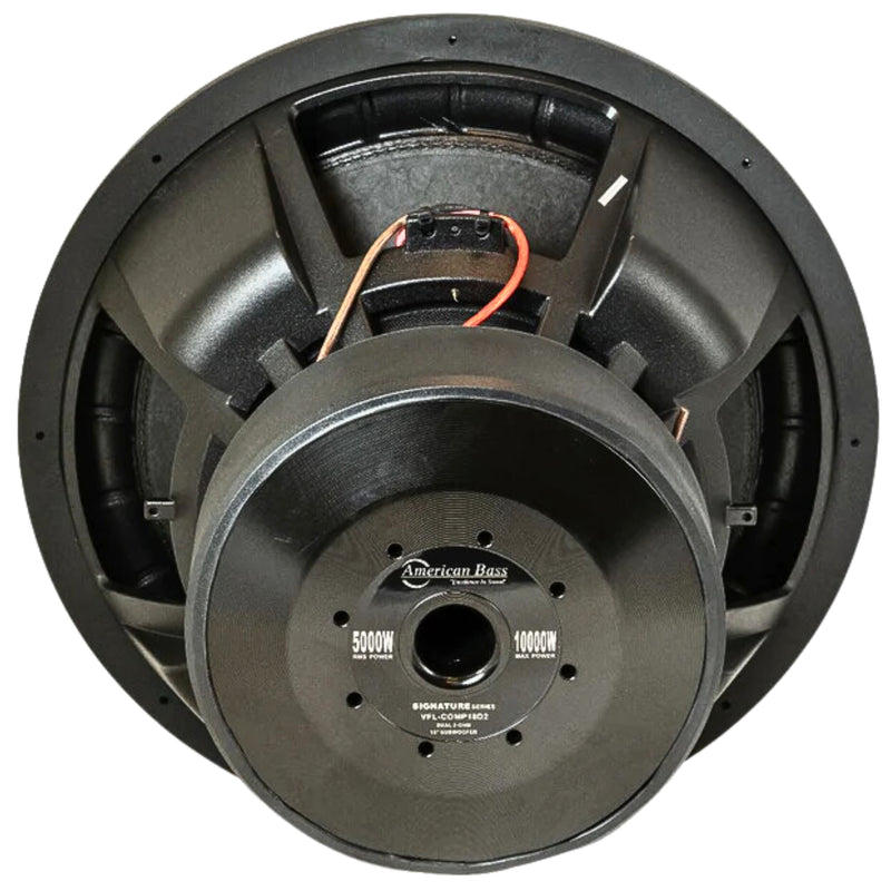American Bass 18" VFL COMP SIGNATURE SUB 5,000W RMS 2 Ohm Dual Voice Coil