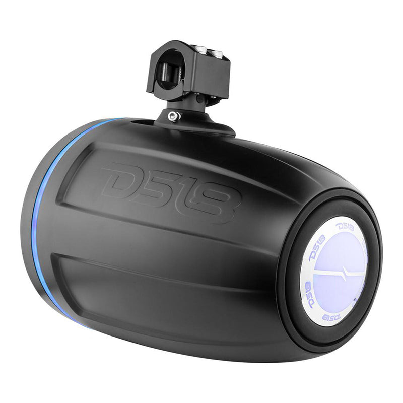 Pair of DS18 Hydro NXL-X10TPNEO/BK 10" 900W 4 Ohm RGB LED Marine Tower Speakers