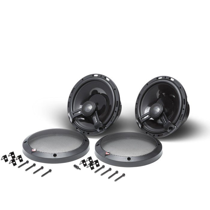 Rockford Fosgate POWER 6.5" Fullrange Speakers 75W RMS 4-Ohm Euro Fit T1650