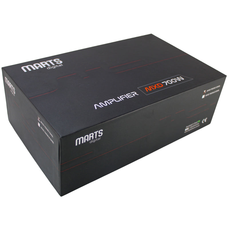 (1) Marts Digital MXD 700w RMS Mono Car Amplifier Class D Amp+Bass Remote