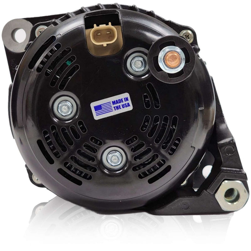 Mechman 370A Billet Elite Series Large Case Alternator for 5.9L Cummins 88-2002