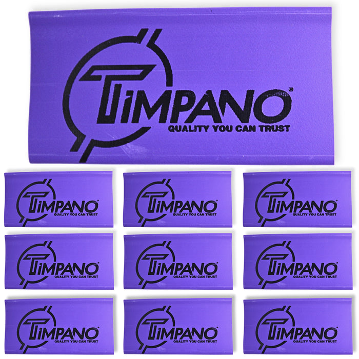 0 Gauge 3:1 Heat Shrink with Timpano Audio Logo 10 Pack Purple