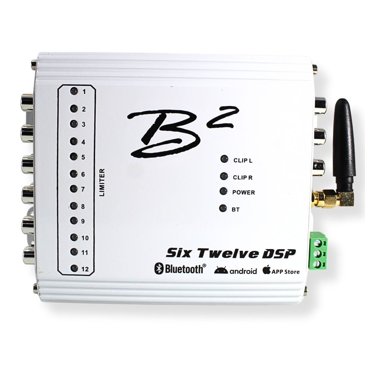 B2 Audio SIX TWELVE White 12-Channel DSP Bluetooth 96kHz 32-Bit