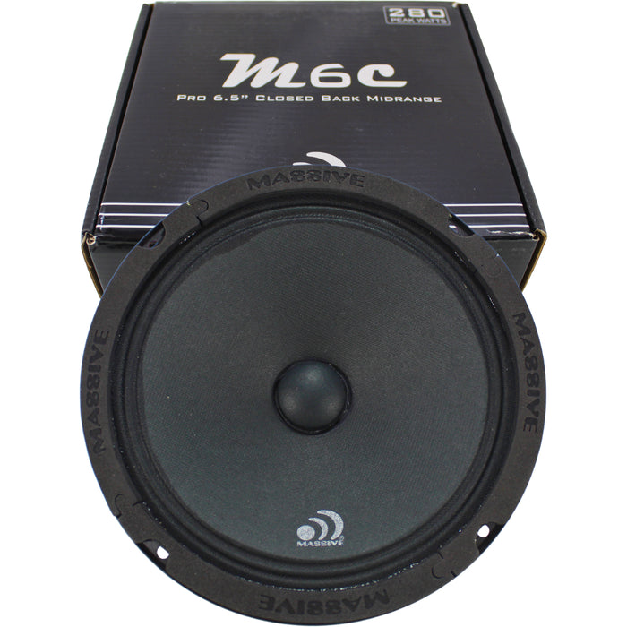 Massive Audio Pro Closed Back 6.5" 70W 8-Ohm RMS Mid-Range Speaker OPEN BOX