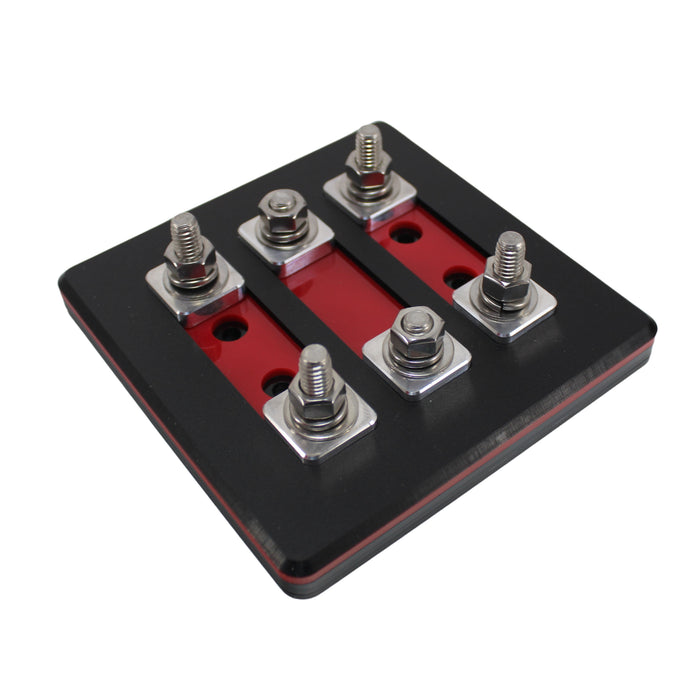 3 Spot Heavy Duty ANL Fuse Distribution Block w/ Acrylic Big Jeff Audio Cover