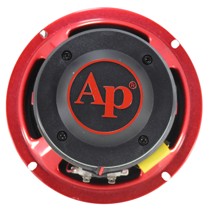 Audiopipe 6.5" 150W RMS 4 Ohm Red Eye Candy Compression Horn Midrange Coax Speaker