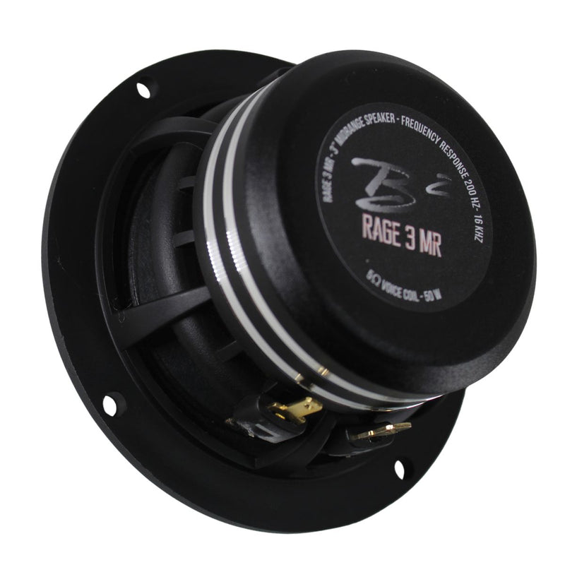 Rage 3" 80 Watts RMS 6-Ohm Compact Midrange Loudspeaker Pair B2-RAGE3MR
