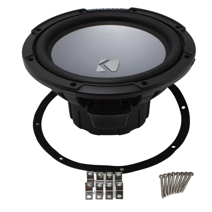 Kicker 10" Marine Grade Weather-Proof Freeair Subwoofer 2-Ohm 350W Peak 45KMF102