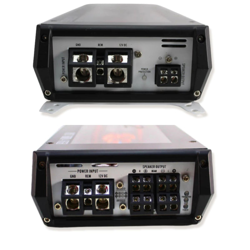 B2 Audio Full Car Audio Package DVPE212 Loaded Enclosure w/ RGB Amplifiers w/ 8" Speakers