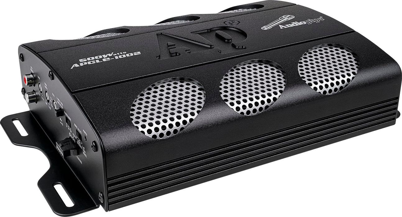 AudioPipe Loaded Double MID-Range & Driver Combo W/ 2 Channel 500W Amplifier