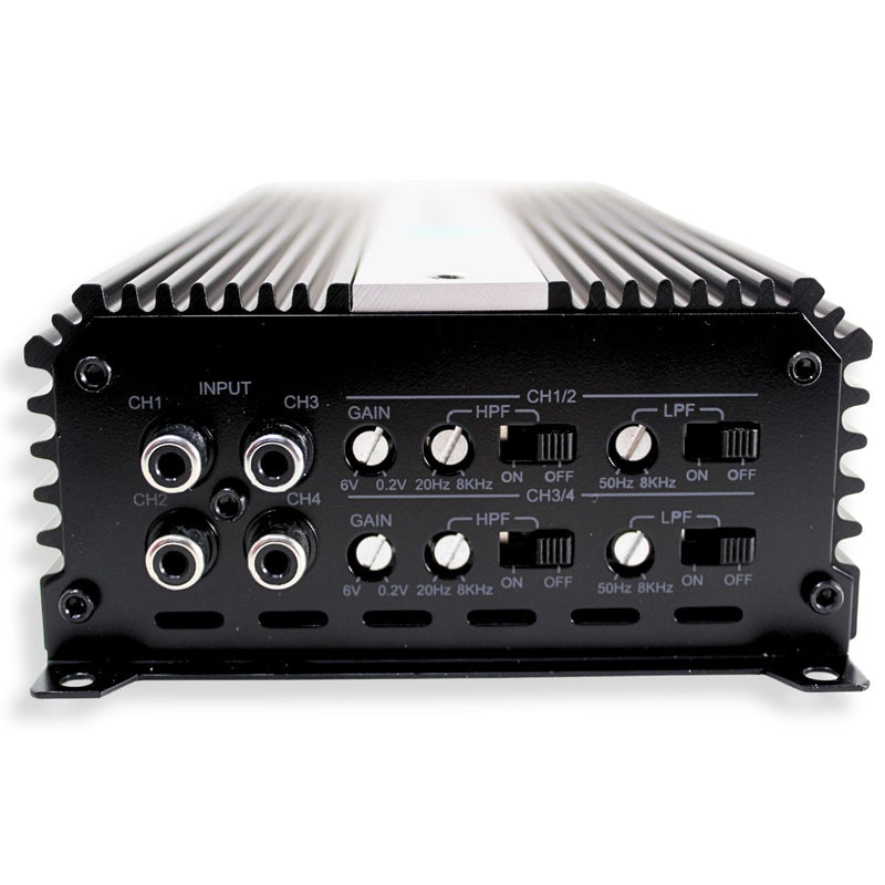 4 Ch 1200W RMS 2 Ohm Class D Korean Car Audio Amplifier Galeforce Audio K1200.4
