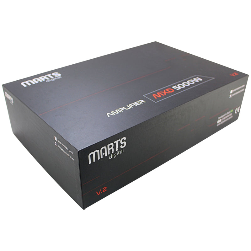 Marts Digital MXD Series Monoblock 5K Class D 1 Ohm Amplifier MXD-5000-1-V2