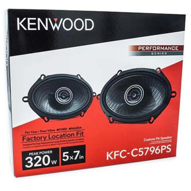 Pair of Kenwood 5"x7" Performance Series 4 ohm 80 Watts 2-Way vehicle Speakers