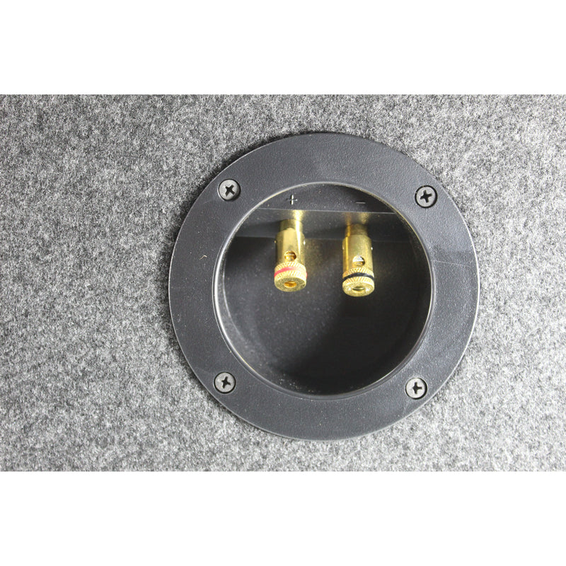 Dual 10 Vented Carpeted Subwoofer Box Made w/ Heavy-Duty MDF Construction