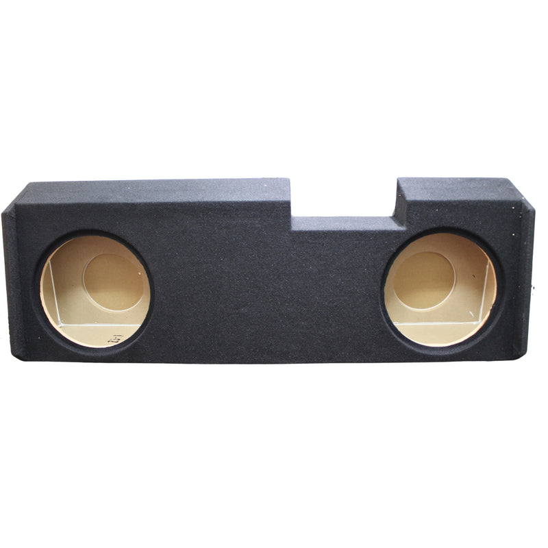 King Boxes 12" Dual DF Sealed Carpet Box 19-23 Silverado/Sierra Crew Cab AG19-12