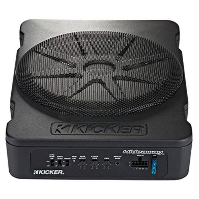 Kicker 51HS10 Hideaway HS10 10" 180W RMS Powered Car Subwoofer