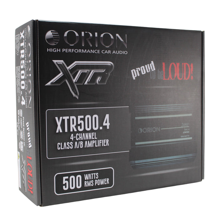 Orion 4-Channel 500w RMS XTR Series Class A/B Amplifier - XTR500.4