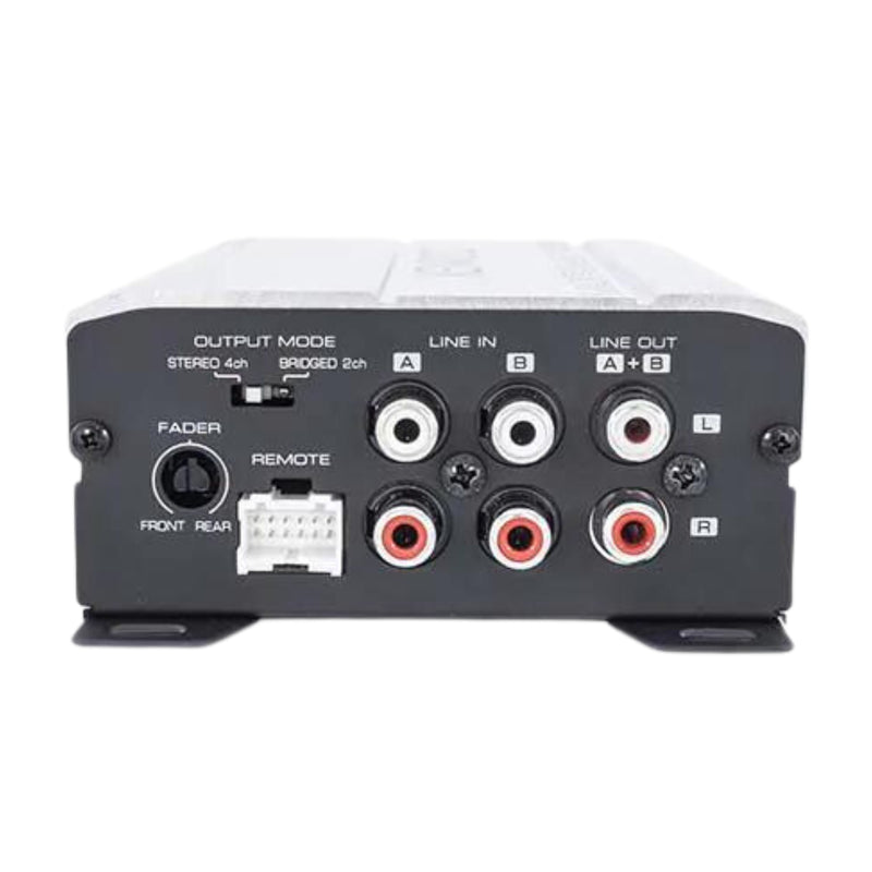 Kenwood Class D 4 Channel 4 ohm 400 Max Bluetooth Power Marine Amplifier