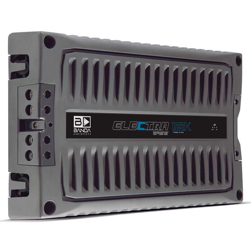 Banda ELECTRA Line Aluminum Brazilian 12K Watt 1-Ohm Monoblock Bass Amplifier