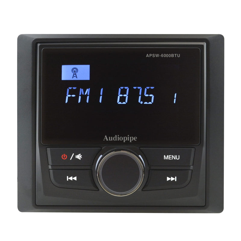 Audiopipe 3" Positive High Definition LCD Multimedia Marine Radio APSW-6000BTU