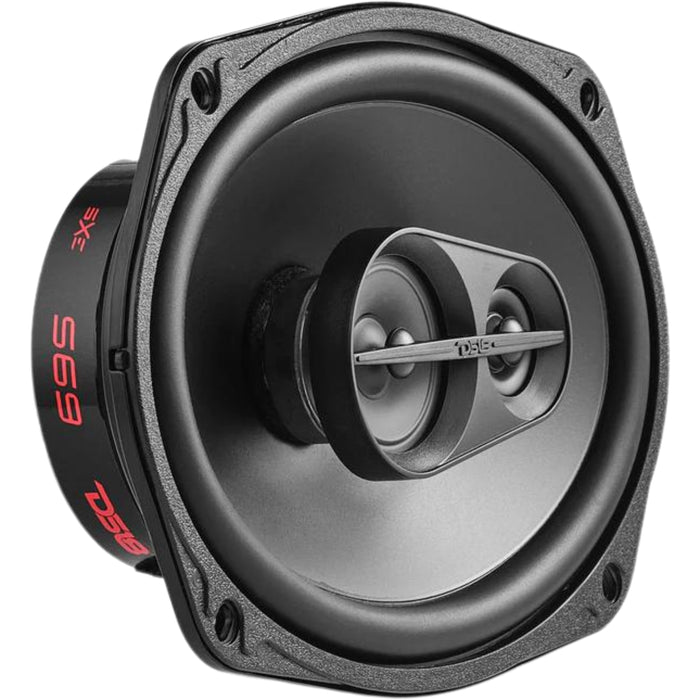 6x9" 80W RMS 4-Ohm 3-Way Coaxial Speaker Pair DS18 SELECT Series / DS-S69