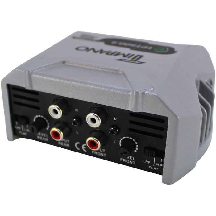 Timpano 500 Watt 2-Ohm 4-Channel Class-D Compact Car Audio Amplifier OPEN BOX
