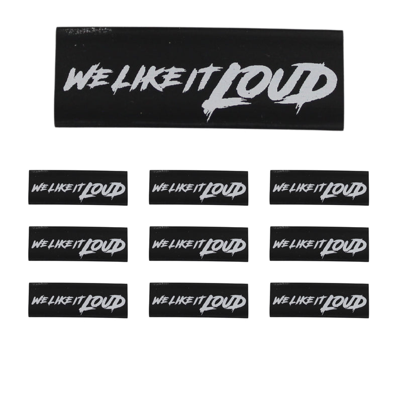 4 Gauge 3:1 Heat Shrink with DS18 Logo 10 Pack Black