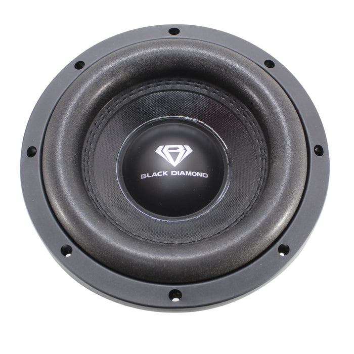 8" 200W RMS, Dual 4 Ohms, DVC Black Diamond Subwoofer DIA-8D4 OPEN BOX