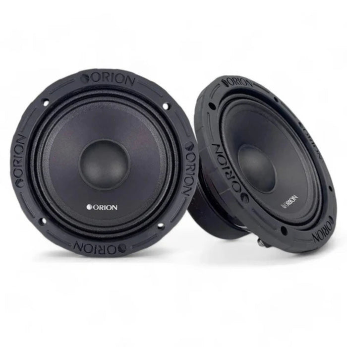 Pair of Orion 2-Ohm 350w RMS XTR Series 6.5" Midrange Speakers w/Dust Cap