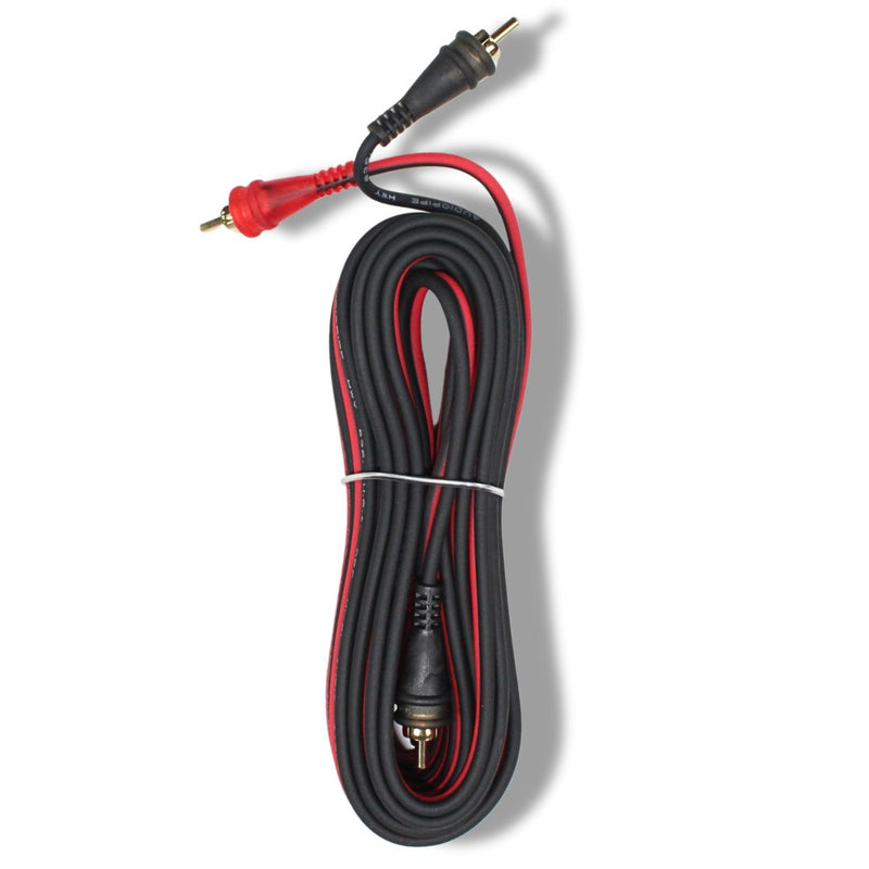 Audiopipe Frosted RCA Cables w/Gold-Plated RCA Connectors (10 Pack) 1.5-25 Feet