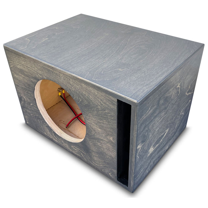 Single Universal Birch 10" Ported Subwoofer Box 1" Baffle Tuned To 33Hz
