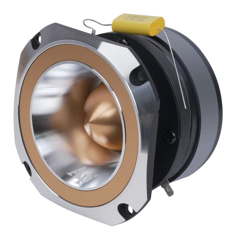 Audiopipe ATR-4061-GLD Super Tweeter 600W 4-8 Ohm Gold w/ Crossover