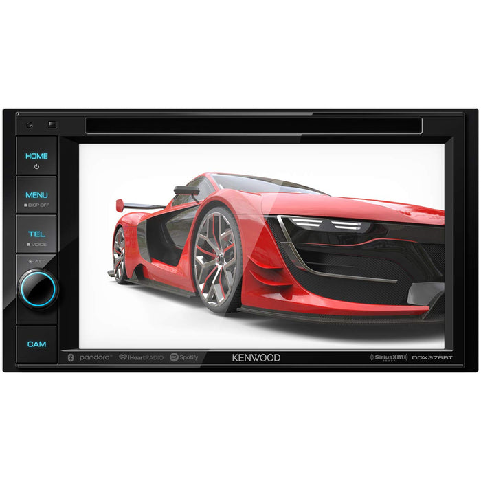 Kenwood 6.2" in-Dash Car DVD Monitor Bluetooth Receiver w/USB/AUX DDX376BT