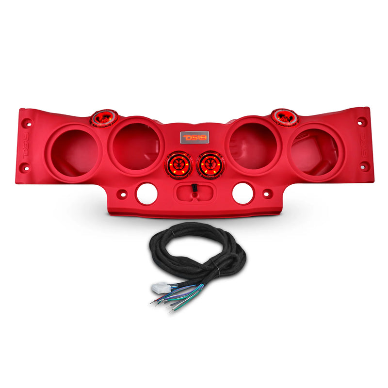Jeep Wrangler Overhead Sound Bar System w/ 4 Tweeters and 2 Drivers JK JKU