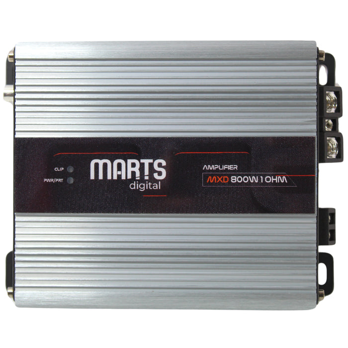 Marts Digital MXD Series Monoblock Full Range 800W 1 Ohm Amplifier MXD-800-1-V2