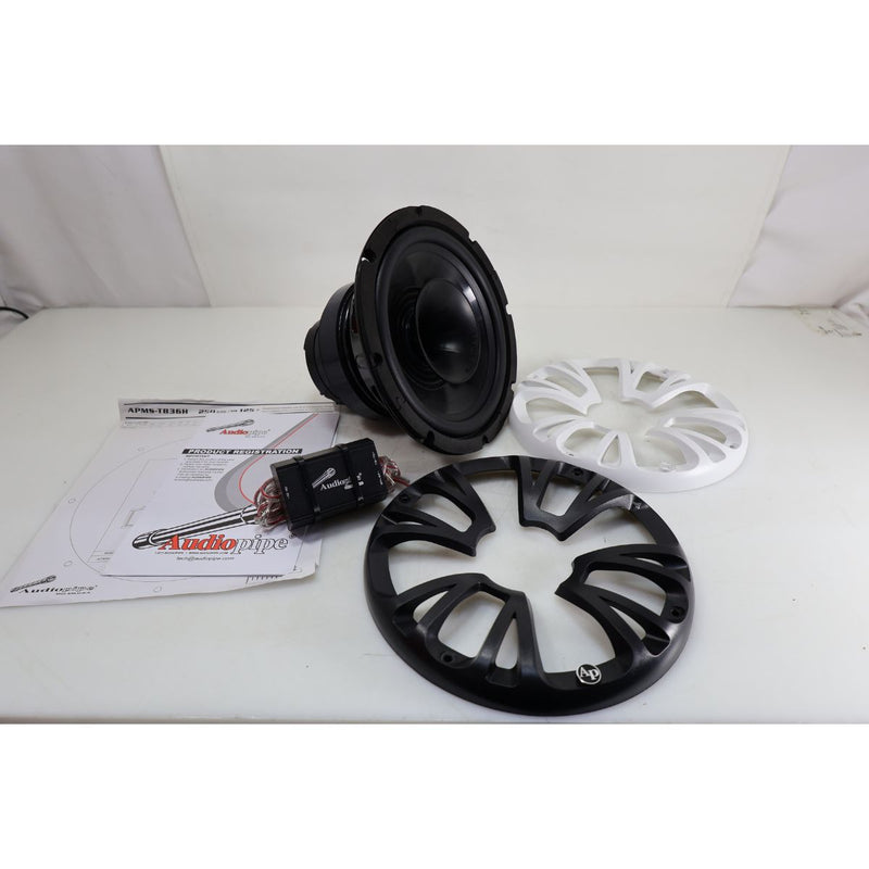 Audiopipe Marine Audio 8" 125W RMS 4 Ohm Compression Driver Speaker APMS-T836H
