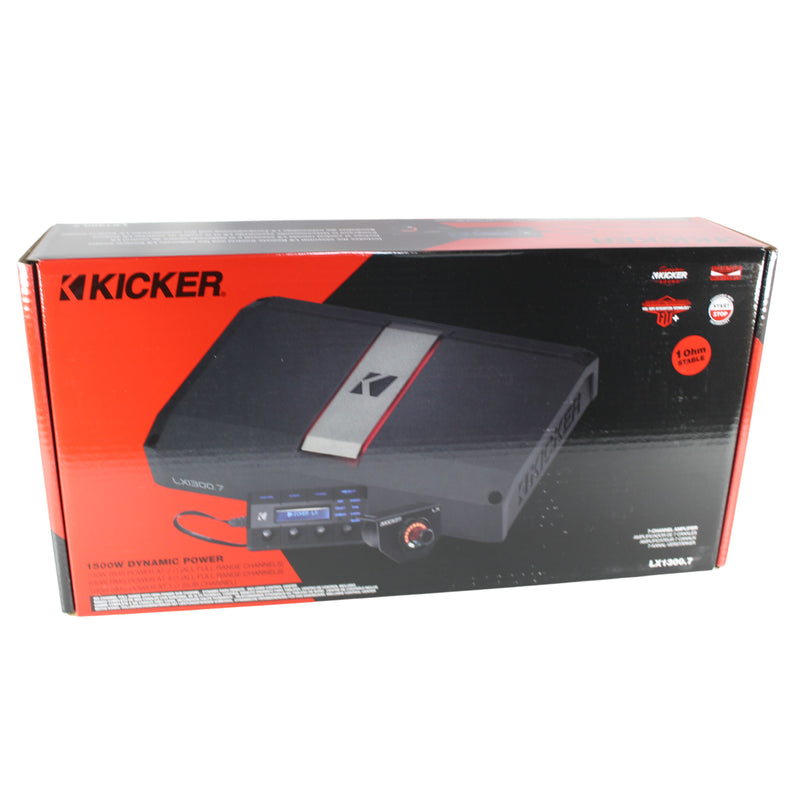 700W 1-Ohm Class D 7-Channel Amplifier w/LX Precision Controller & Smart Bass