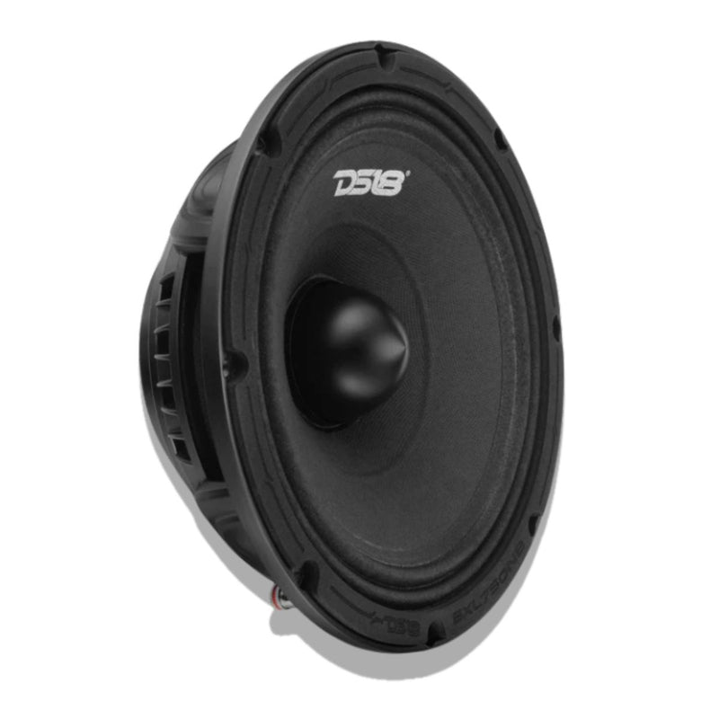 DS18 Pro 8" 375W RMS 4-Ohm Mid-Range Loudspeaker w/ Neo Rings & Aluminum Bullet