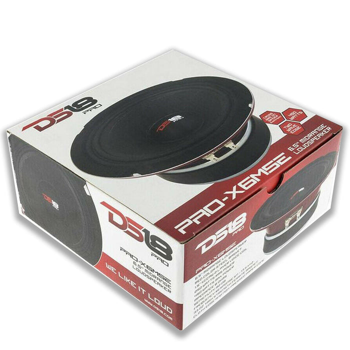 DS18 Car Audio 6.5" Midrange Loudspeaker Sealed Back 450 Watts 8 Ohm PRO-X6MSE