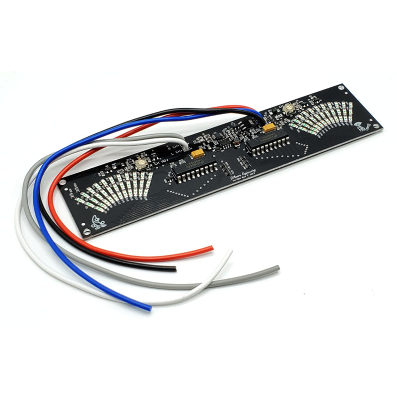 Steve Meade Designs Real-Time Response Clipping Volume Unit Meter VU-DIN-WHITE