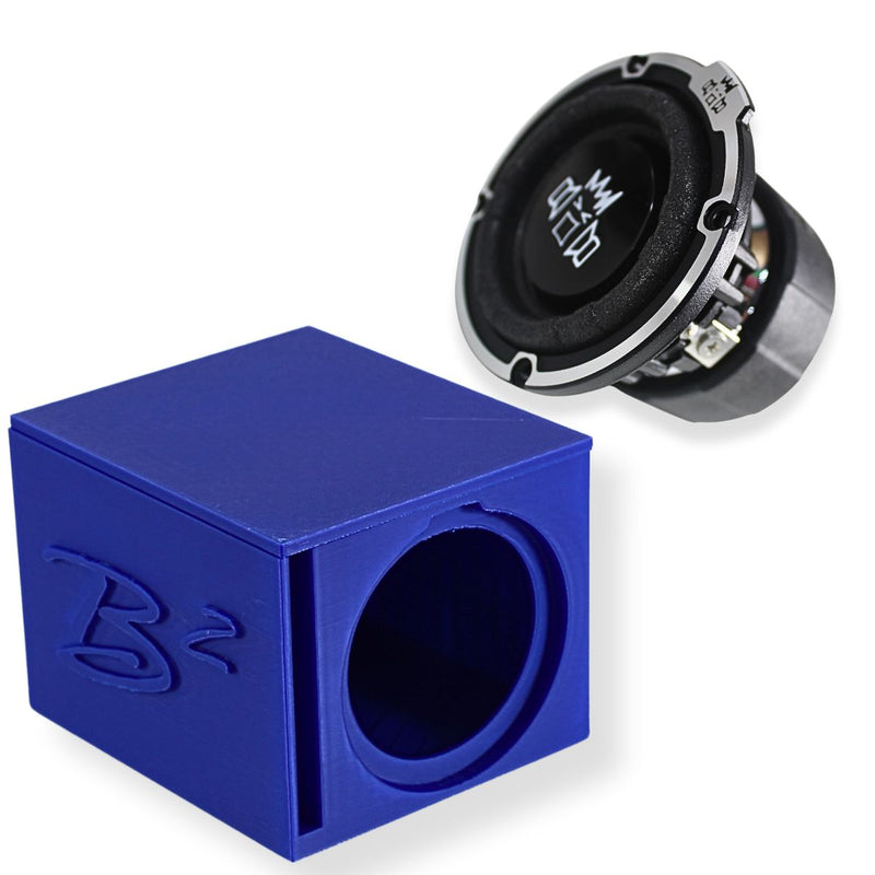 B2 Audio RIOT-2.5 Mini Woofer w/ Single Ported 3D-Printed Box DIY Project