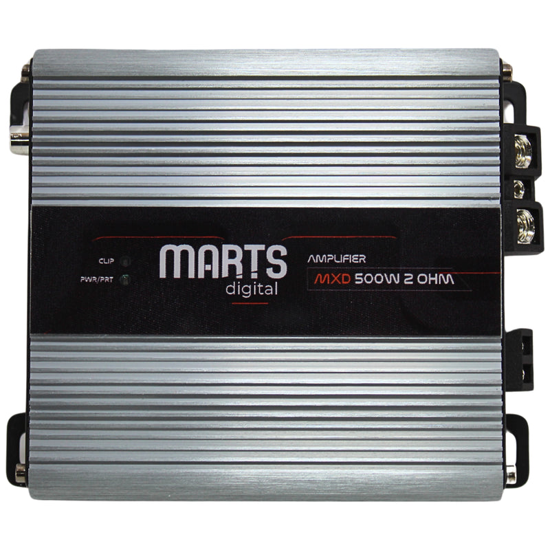 Marts Digital MXD Series Monoblock Full Range 500W 2 Ohm Amplifier MXD-500-2-V2