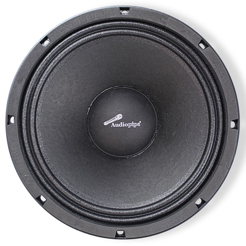 10" 400 Watt RMS 8 Ohm Midrange Loudspeaker Audiopipe APLMR-10