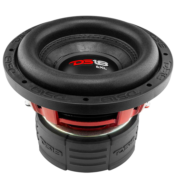 DS18 Car Audio 8" Subwoofer 1200 Watts Dual 2 Ohm 2.5 Voice Coil EXL-X8.2D