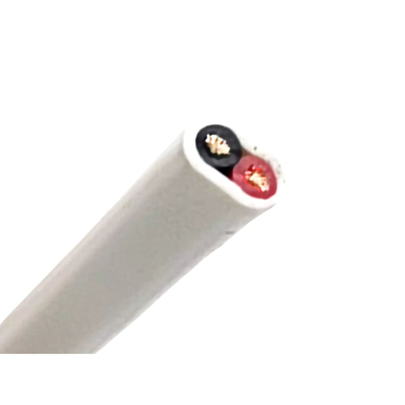 16 GA White PVC Jacket OFC Tin Copper Audiopipe Speaker Wire Lot Cut By The Foot
