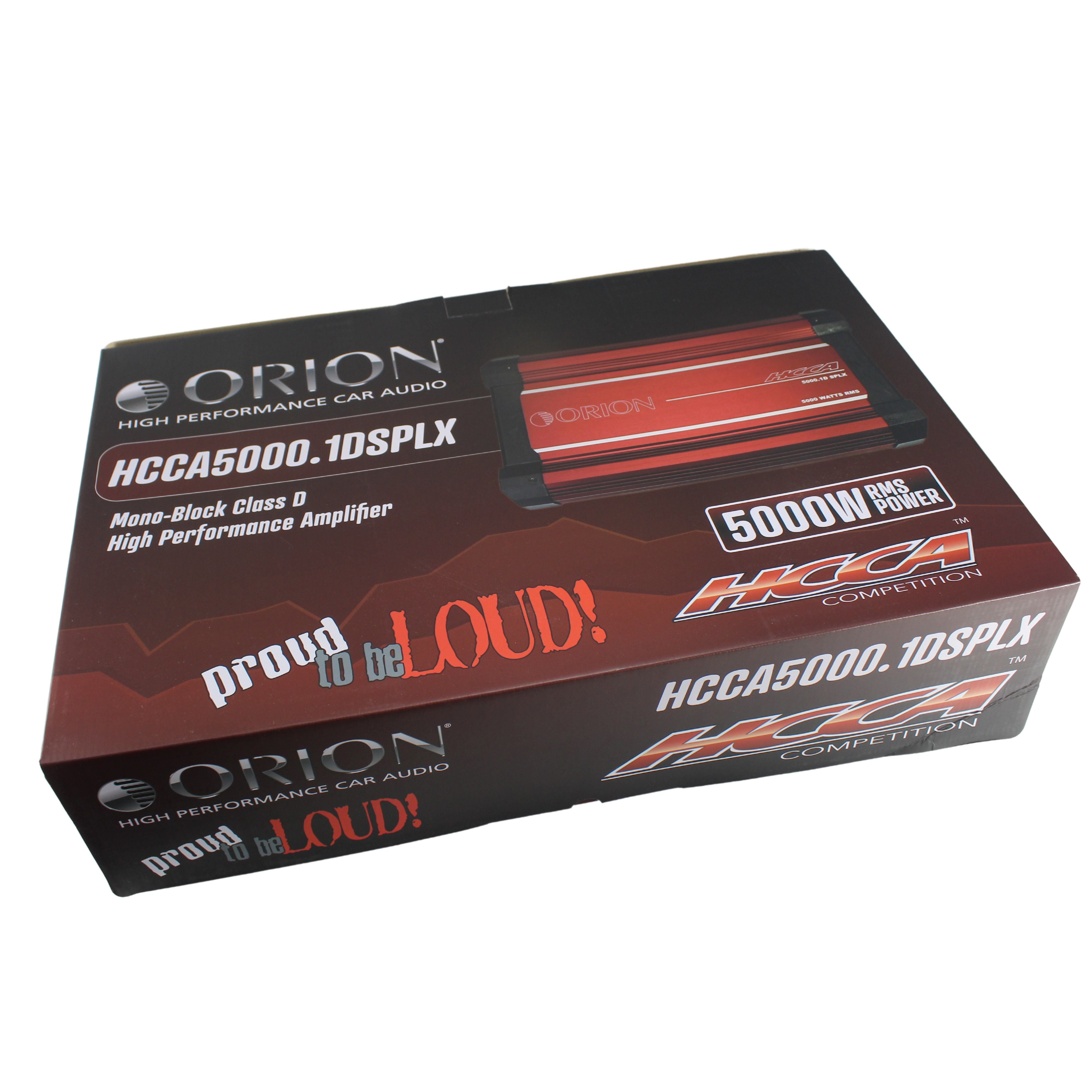 5KW RMS 1-Ohm Class-D Monoblock Amplifier ORION HCCA SPLX Series