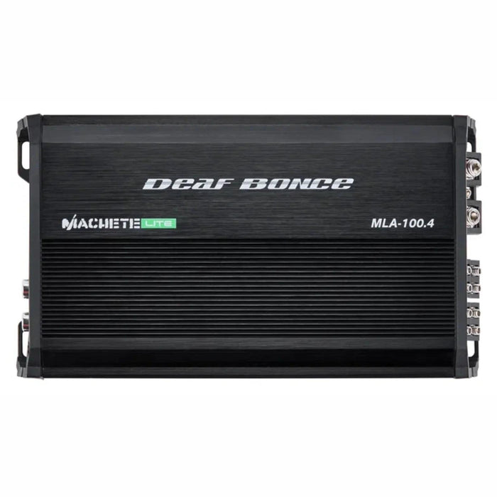 Deaf Bonce Machete 600W 2 ohm RMS Class D 4 Channel Power Amplifier MLA-100.4