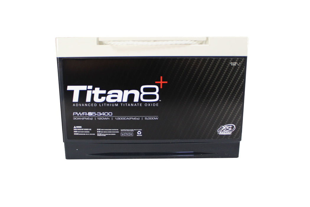 XS Power Titan 8 5000 Watt 12V 2000 Max Amps Lithium Battery PWR-S5-3400