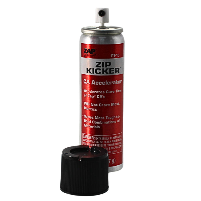 2 oz Zip Kicker CA Adhesive Accelerator Aerosol PT-15