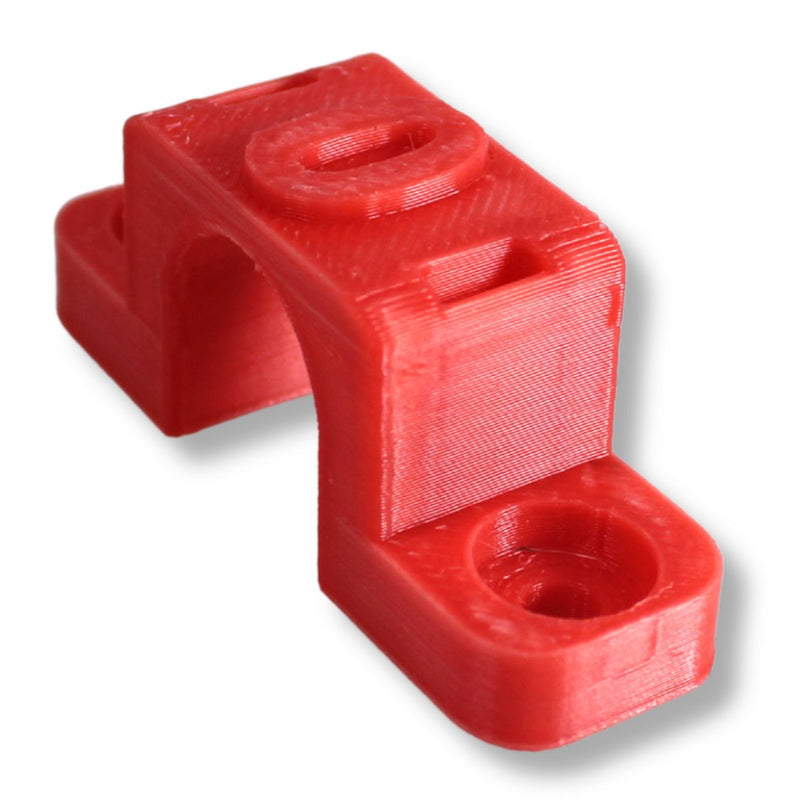 1/0 Gauge Cable Management Wire Comb Single Slot Can Use w/ Cable Tie Red/Black